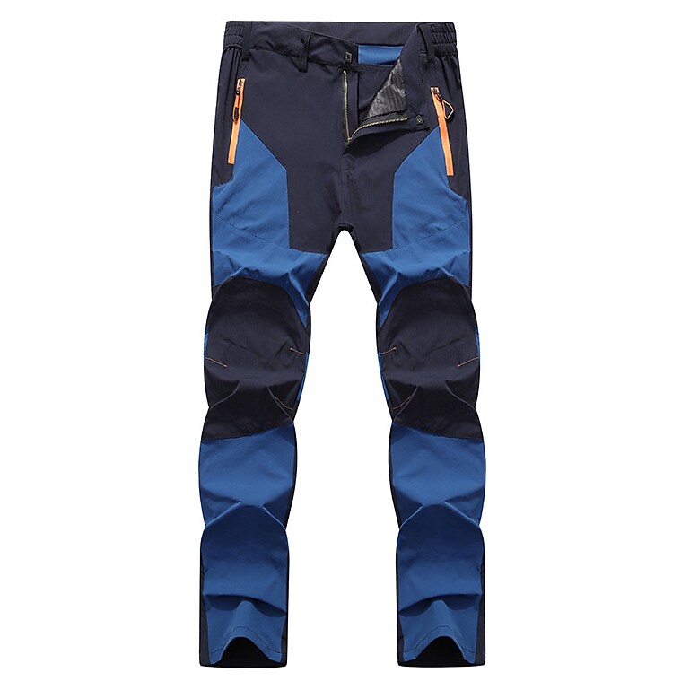 Men's outdoor work casual waterproof quick drying stretch zipper side pocket trousers