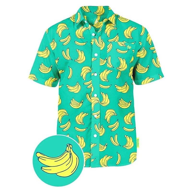 Men's Hawaiian Shirt Graphic Prints Beach Turndown Casual Holiday Shor