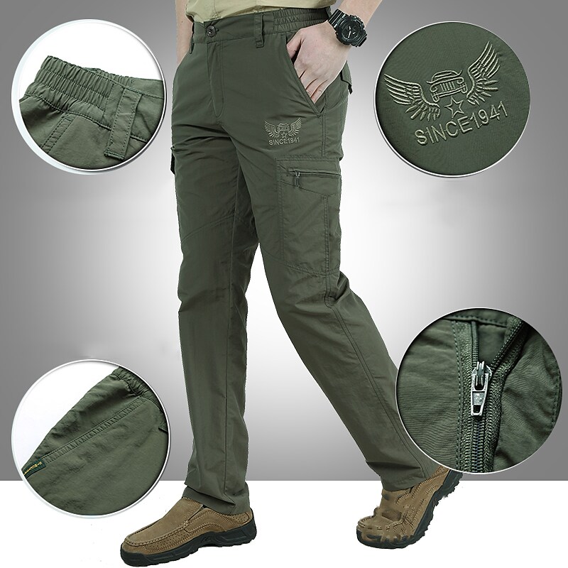 Men's Cargo Pants Hiking Pants Trousers Tactical Pants Military Summer