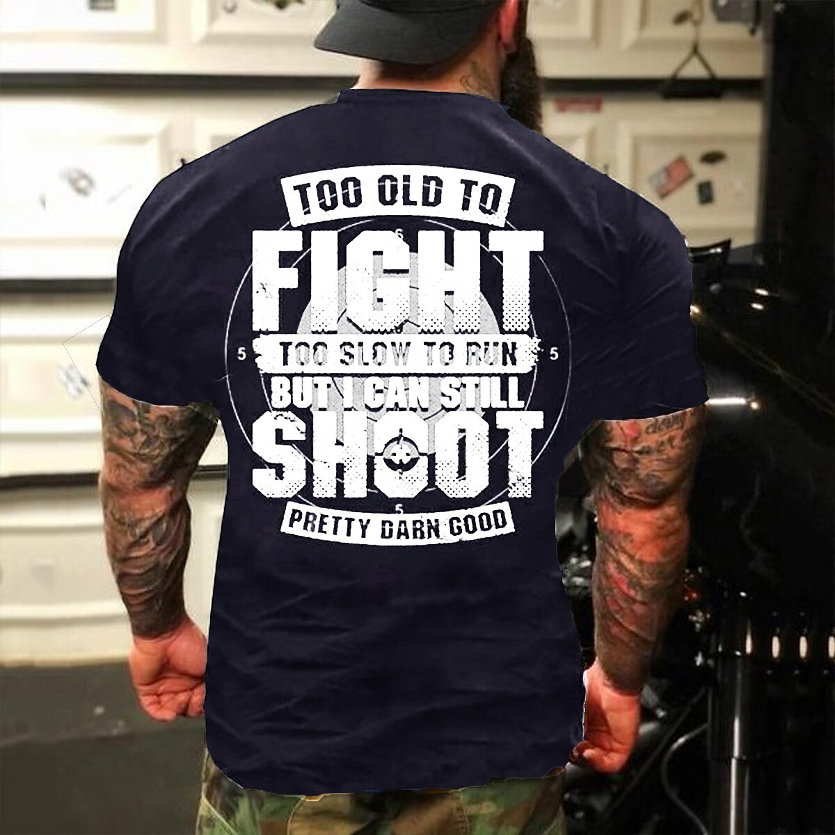 Men's T shirt Graphic Cool Shirt Letter Round Neck Print Street Short Sleeve Print Casual Novelty Top