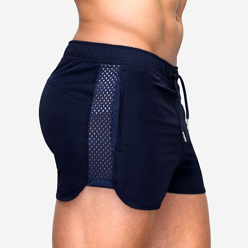 Men's Outdoor Fitness Sport Runing Comfortable Mesh Breathable Lightweight Shorts