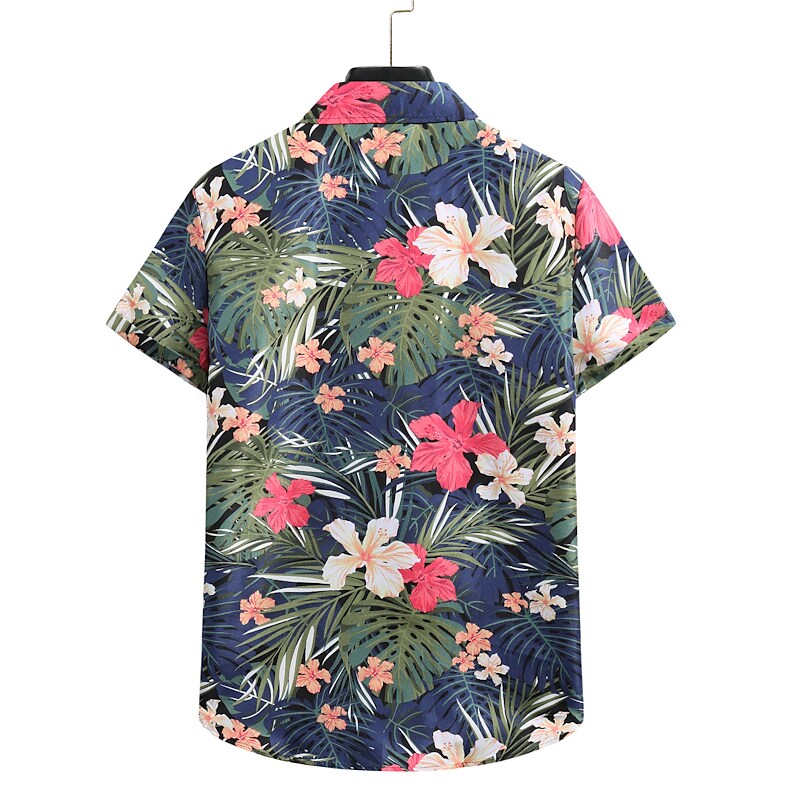 Men's Hawaiian Shirt Graphic Prints Beach Turndown Casual Holiday Shor