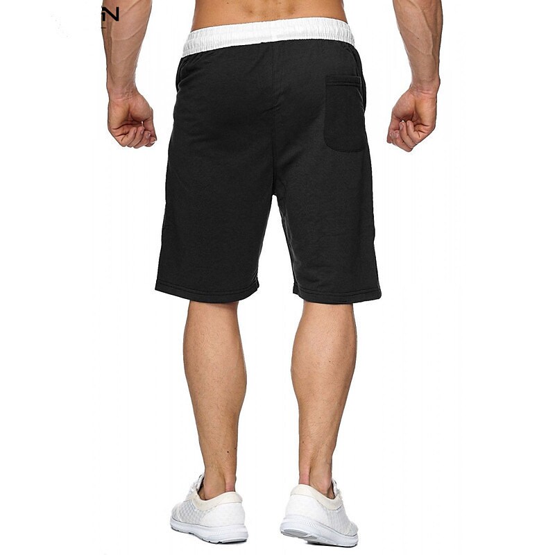 Men's Outdoor Sport Street Casual Breathable Light Comfortable Drawstring Pockets Plain Shorts