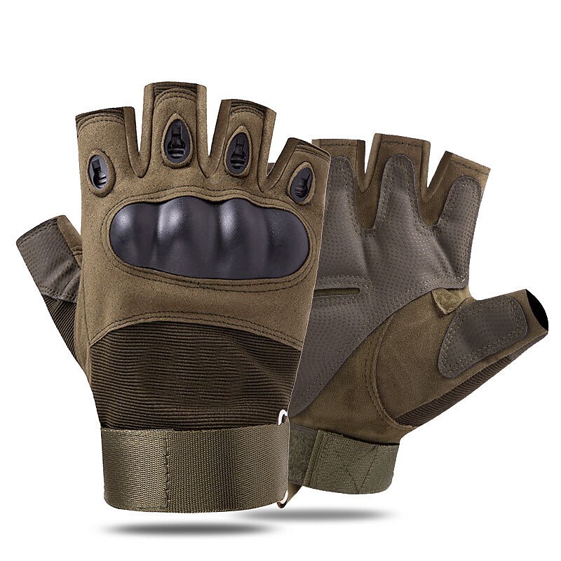 Bike Mountain Half Finger Anti Slip Breathable Shockproof Sweat wicking Sports Gym Silica Gel Gloves