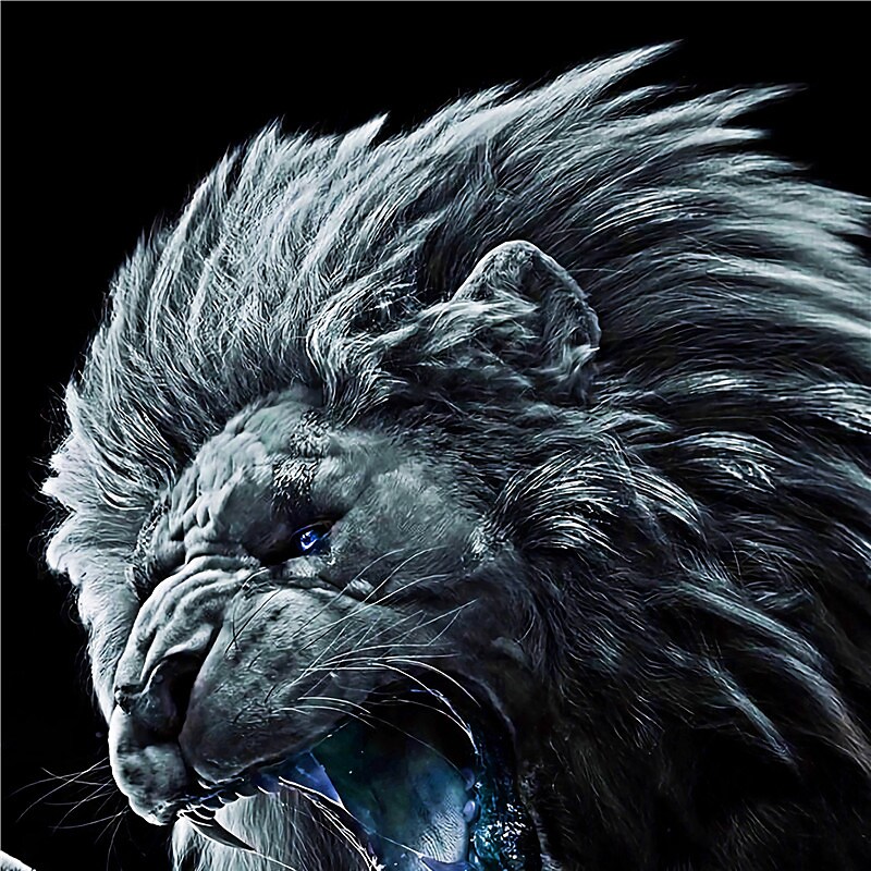 Men's T shirt Animal Lion Crew Neck 3D Print Outdoor Street Short Sleeve Print Fashion Top