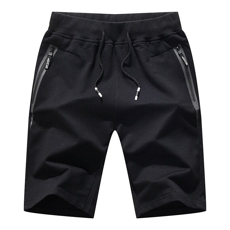 Men's Outdoor Casual Sport Hiking Breathable Drawstring Comfortable Zipper Plain Shorts