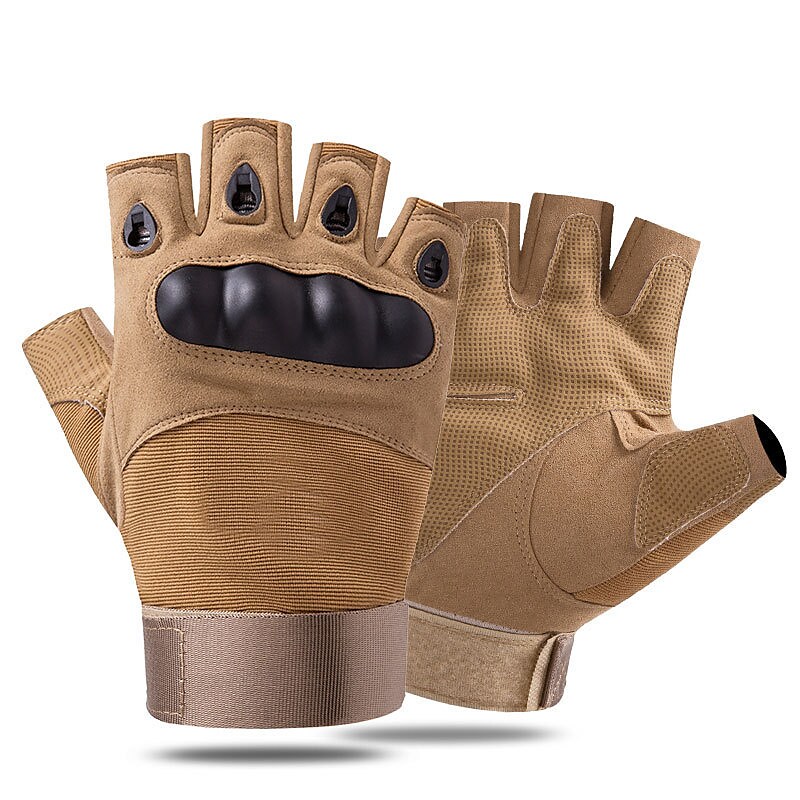 Bike Mountain Half Finger Anti Slip Breathable Shockproof Sweat wicking Sports Gym Silica Gel Gloves