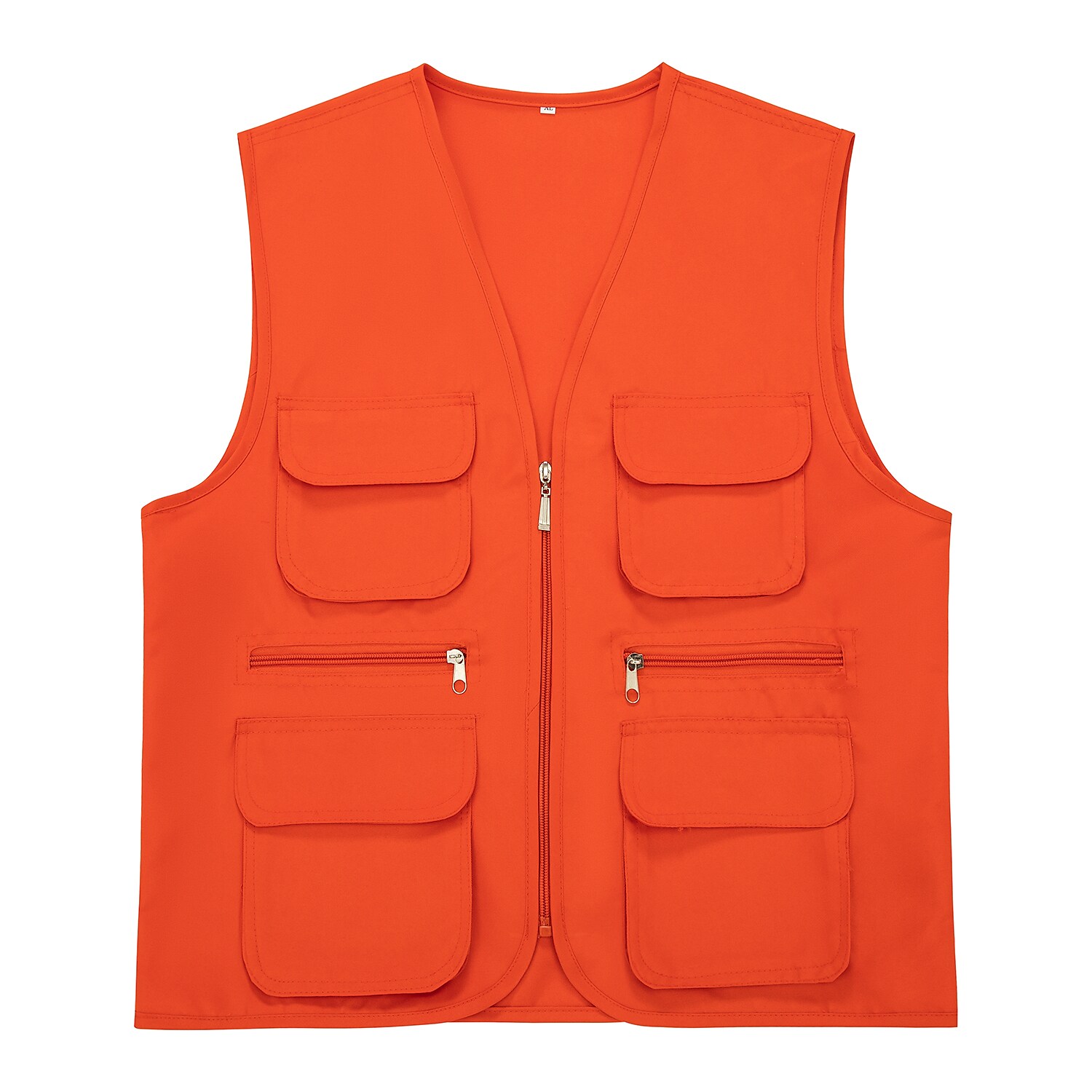 Unisex Outdoor Hunting Fishing Climbing Muti-pockets Wear Resistant Breathable Lightweight Solid Color Vest