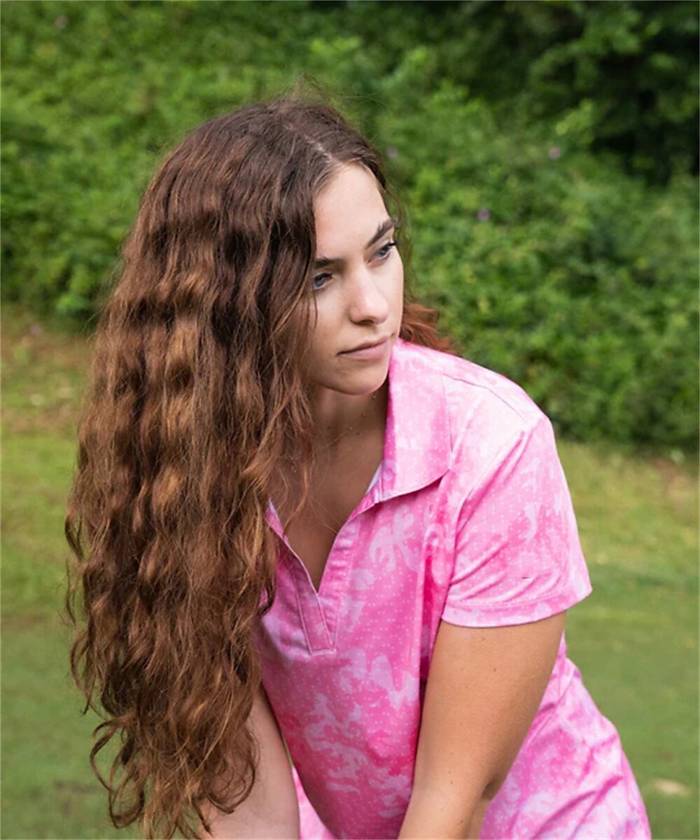 Men's Women's Matching polo Polo Shirt golf apparel Breathable Quick Dry Lightweight Short Sleeve Top Printed Summer Golf