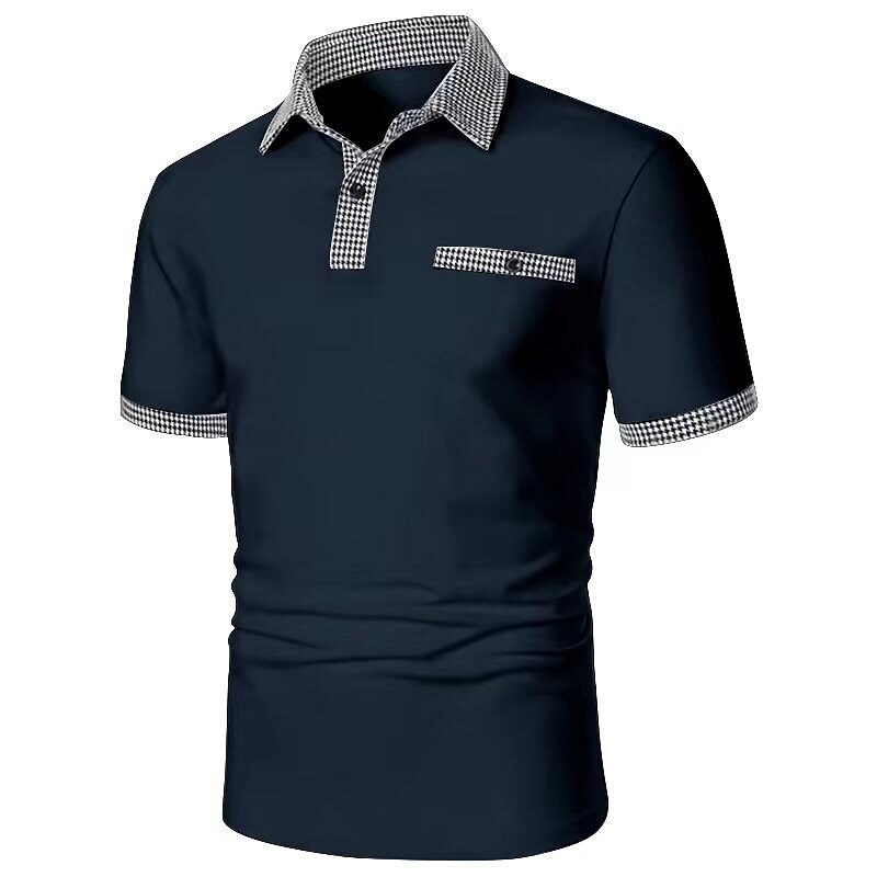 Men's Golf  Casual Vacation Fashion Comfortable Breathable Soft Plain Short Sleeve Polo Shirt