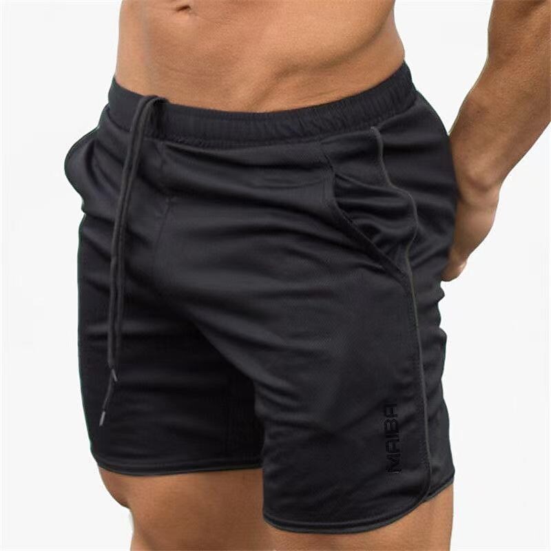 Men's Outdoor Runing Sport Fitness Breathable Light Comfortable Pockets Plain Shorts
