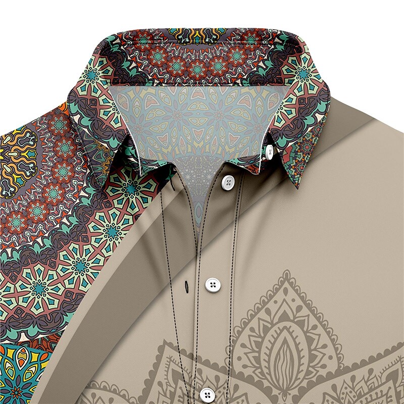 Men's Hawaiian Shirt Graphic Prints Beach Turndown Casual Holiday Shor