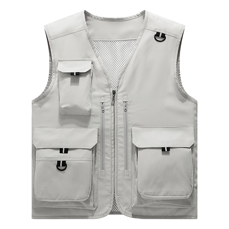 Men's Outdoor Hiking Fishing Climbing Comfortable Breathable Sleeveless Vest Jacket Top