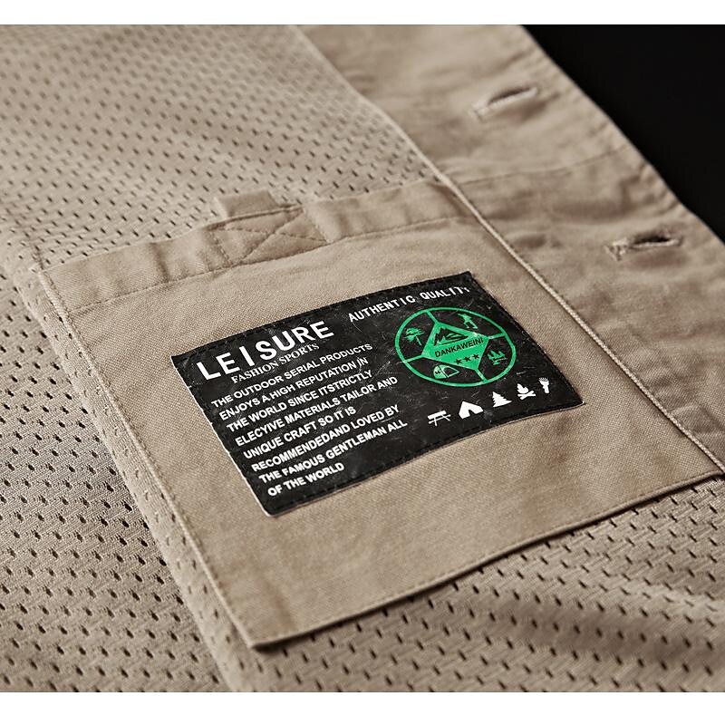 Men's Outdoor Hiking Camping Traveling Wear Resistant Breathable Pockets Lightweight Plain Vest