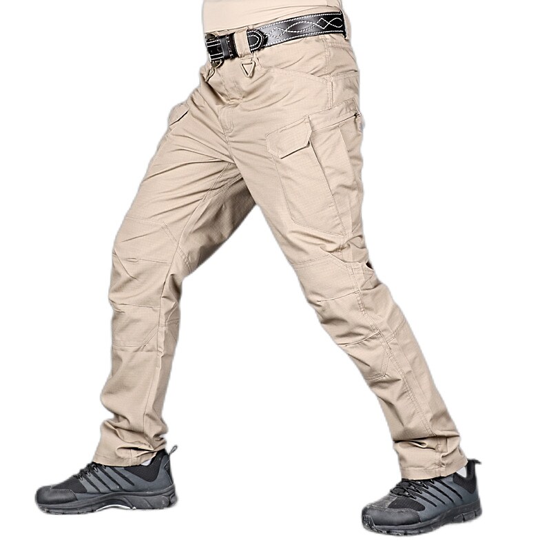 Men's Work Pants Hiking Cargo Pants Tactical Pants Waterproof Ripstop Windproof Multi-Pockets Camo / Camouflage Bottoms for Hunting Hiking 