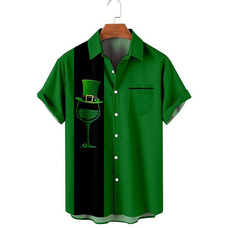 Men's Hawaiian Shirt Graphic Prints Beach Turndown Casual Holiday Shor
