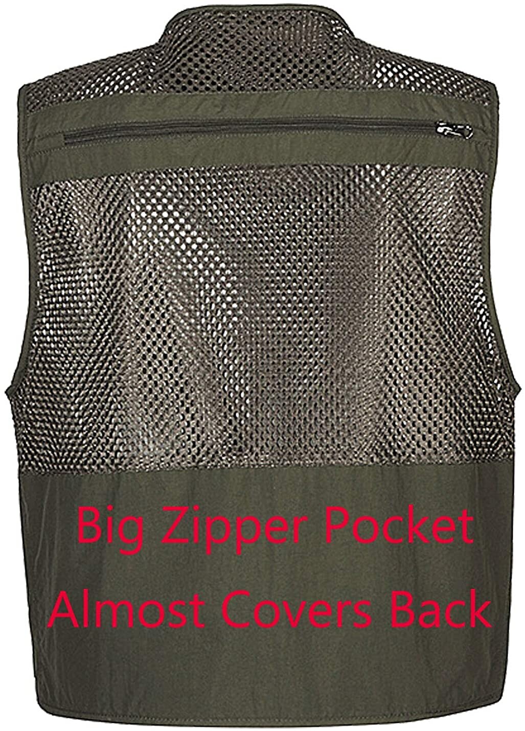 Men's Hunting Hiking Traveling Photograghy Fishing Outdoor Work Lightweight Quick Dry Multi Pockets Vest