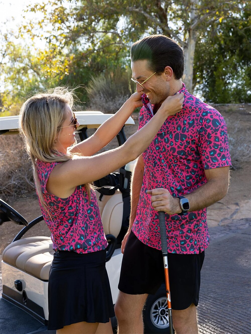 Men's Women's Matching polo Polo Shirt golf apparel Breathable Quick Dry Lightweight Top Spot Summer Golf