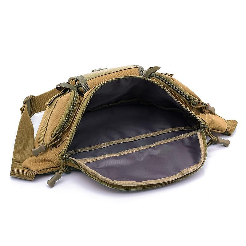 Waist Pack Outdoor Hiking Hunting Fishing Climbing Tactic Muti-pockets Wear Resistant Camo Breathable Multifunctional Fanny Pack
