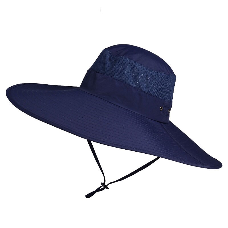 Super Wide Brim Sun Hat UPF50+ Waterproof Bucket Hat  Sunscreen Sun Hat Fishing Hat Fisherman Hat Hiking Hat  5.9''/15cm Wide Army Green Grey Dark Gray for Fishing, Hiking, Camping