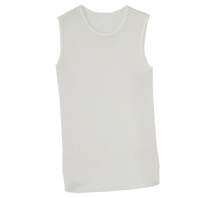 Men's Outdoor Casual Vacation Beach Lightweight Comfortable Quick Dry Breathable Plain Round Neck Sleeveless Vest