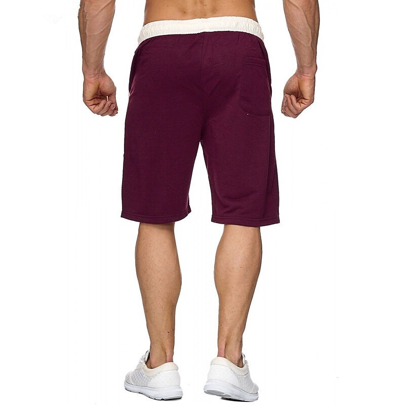 Men's Outdoor Sport Street Casual Breathable Light Comfortable Drawstring Pockets Plain Shorts