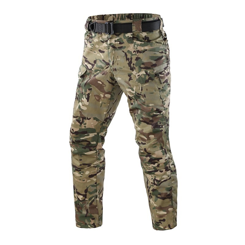 Men's Work Pants Hiking Cargo Pants Tactical Pants Waterproof Ripstop Windproof Multi-Pockets Camo / Camouflage Bottoms for Hunting Hiking 
