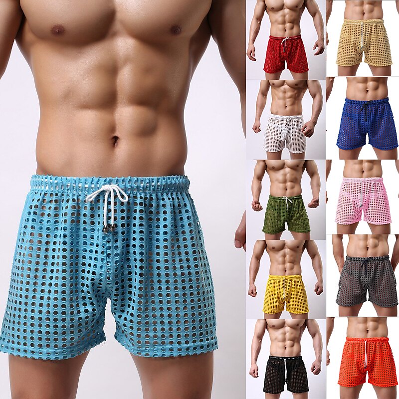 Men's Outdoor Beach Swim Sport Breathable UV Protection Comfortable Light Swimming Trunks Shorts