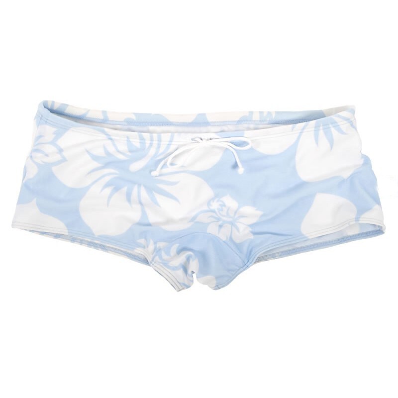 Men's Swimming Beach Fashion Hawaiian Comfortable Drawstring Breathable Lightweight Pattern Print Swimming Trunks Shorts