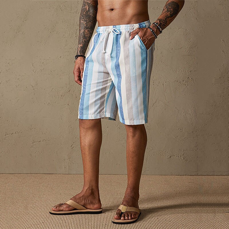 Men's Beach Holiday Street Casual Comfortable Breathable Elastic Soft Shorts