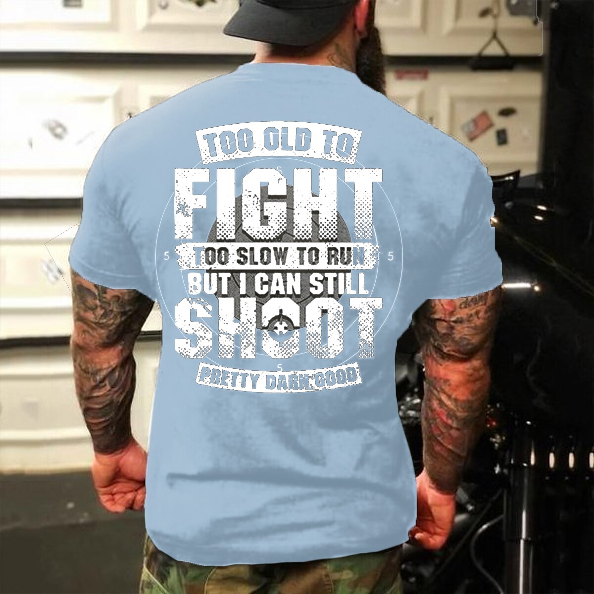 Men's T shirt Graphic Cool Shirt Letter Round Neck Print Street Short Sleeve Print Casual Novelty Top