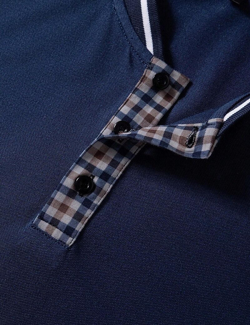 Men's Henley Shirt Plain Plaid / Check Henley Street Vacation Short Sleeves Patchwork Clothing Apparel Fashion Designer Basic Top 