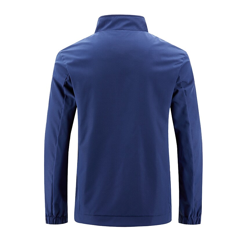 Men's Outdoor Hiking Camping Skiing Climbing Wind Proof Breathable Comfortable Solid Color Long Sleeve