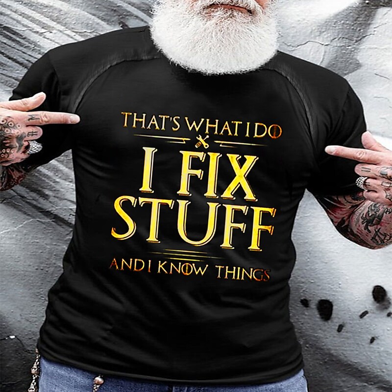 Men's T shirt Tee Graphic Tee Printing Crew Neck Outdoor Causal Short Sleeve Clothing Apparel Designer