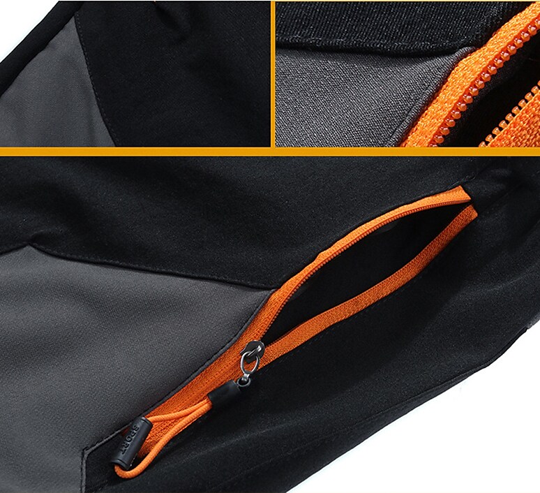 Men's outdoor work casual waterproof quick drying stretch zipper side pocket trousers