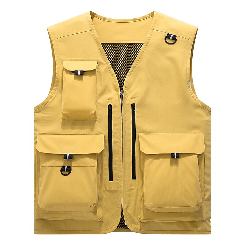 Men's Outdoor Hiking Fishing Climbing Comfortable Breathable Sleeveless Vest Jacket Top