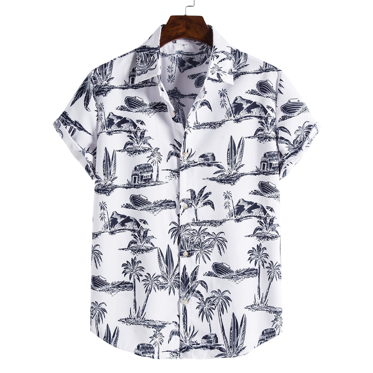 Men's Hawaiian Shirt Graphic Prints Beach Turndown Casual Holiday Shor