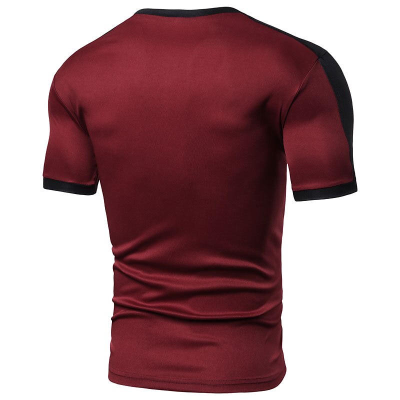 Men's Outdoor Street Fashion Vacation Comfortable Breathable Soft Plain Short Sleeve T Shirt