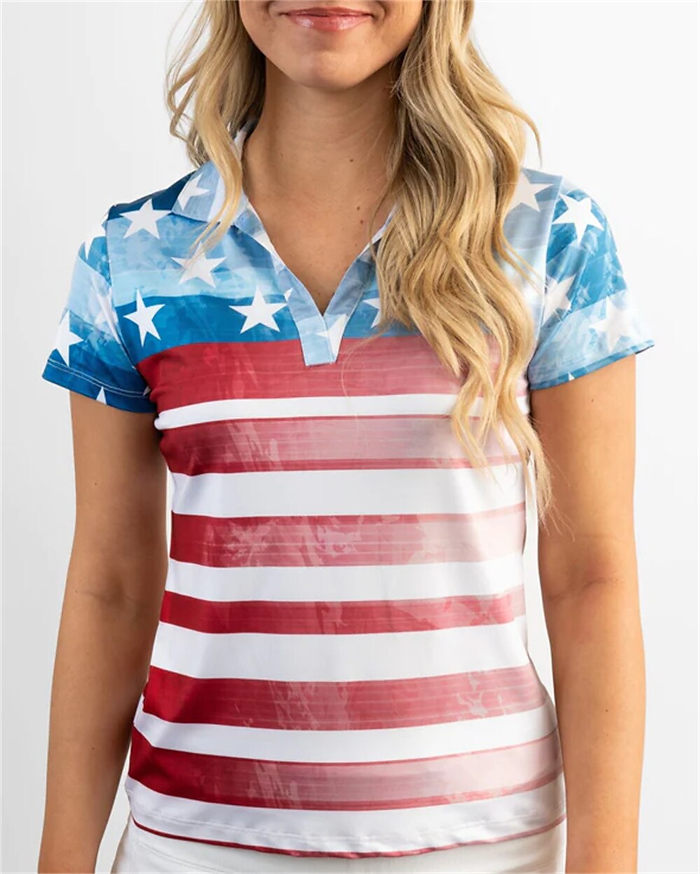Men's Women's Matching polo Polo Shirt golf apparel Breathable Quick Dry Lightweight Short Sleeve Top Stripes Summer Golf
