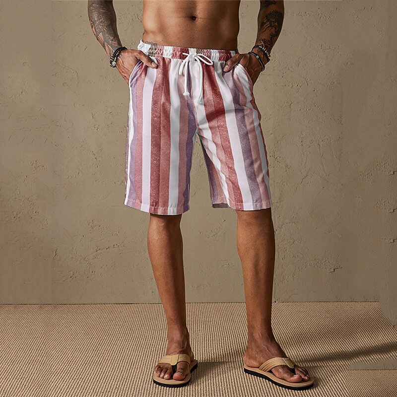 Men's Beach Holiday Street Casual Comfortable Breathable Elastic Soft Shorts