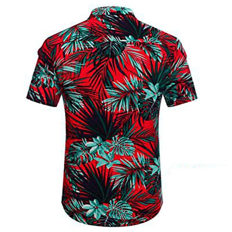 Men's Hawaiian Shirt Graphic Prints Beach Turndown Casual Holiday Shor