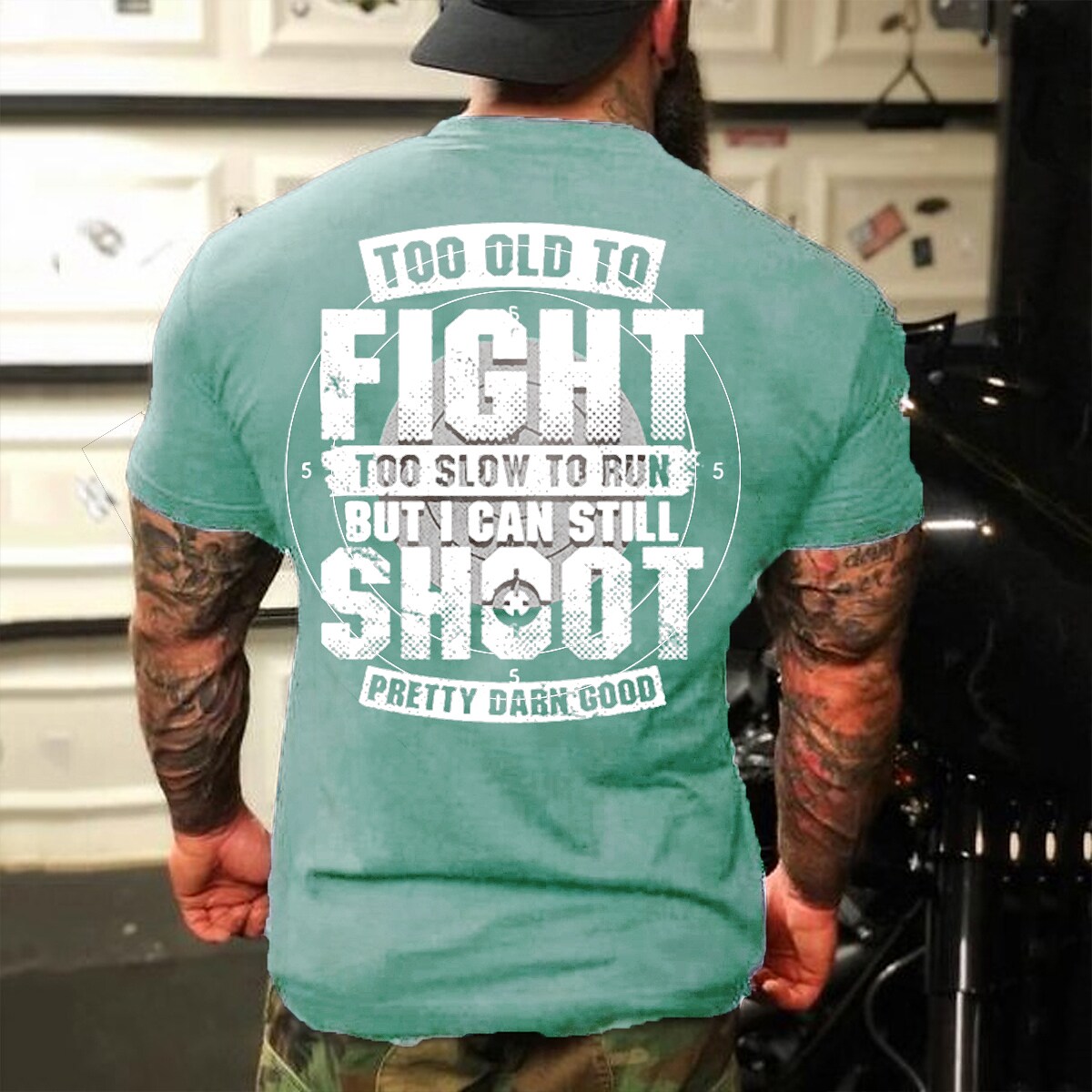 Men's T shirt Graphic Cool Shirt Letter Round Neck Print Street Short Sleeve Print Casual Novelty Top