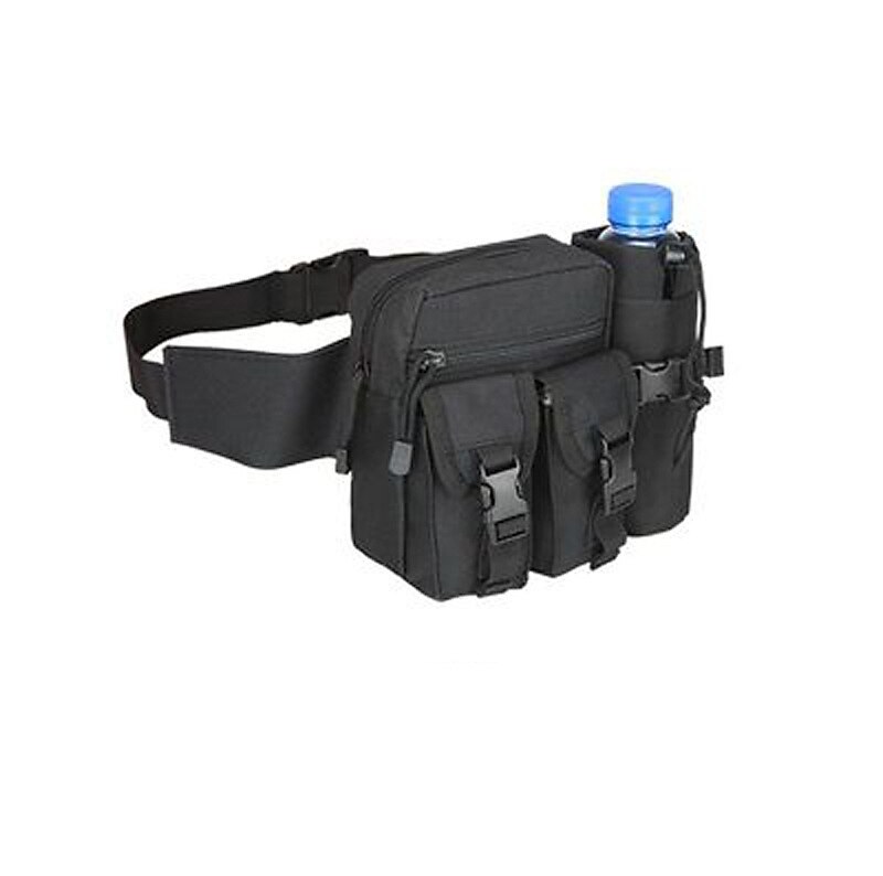 Fanny Pack Waist Bag / Waist pack Military Tactical Backpack Breathable Wearable Multifunctional Durable Outdoor Military Nylon ACU Color CP Color Jungle camouflage