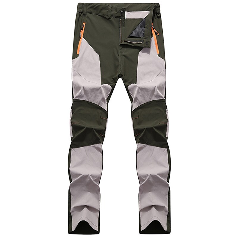 Men's outdoor work casual waterproof quick drying stretch zipper side pocket trousers