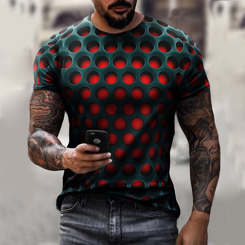 Men's T shirt Tee Tee Designer Vintage Streetwear Summer Short Sleeve