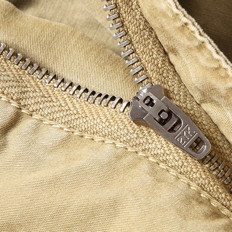 Men's Cargo Pants Cargo Trousers Zipper Pocket Plain Comfort Breathable Outdoor Daily Going out 100% Cotton Fashion Casual Black Wine