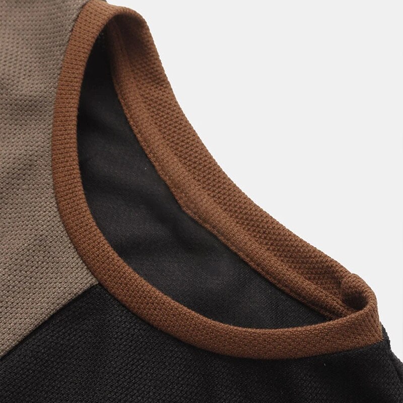 Men's T shirt Tee Waffle Shirt Tee Top Color Block Crew Neck Street Vacation Short Sleeves Clothing Apparel Fashion Designer Basic Top