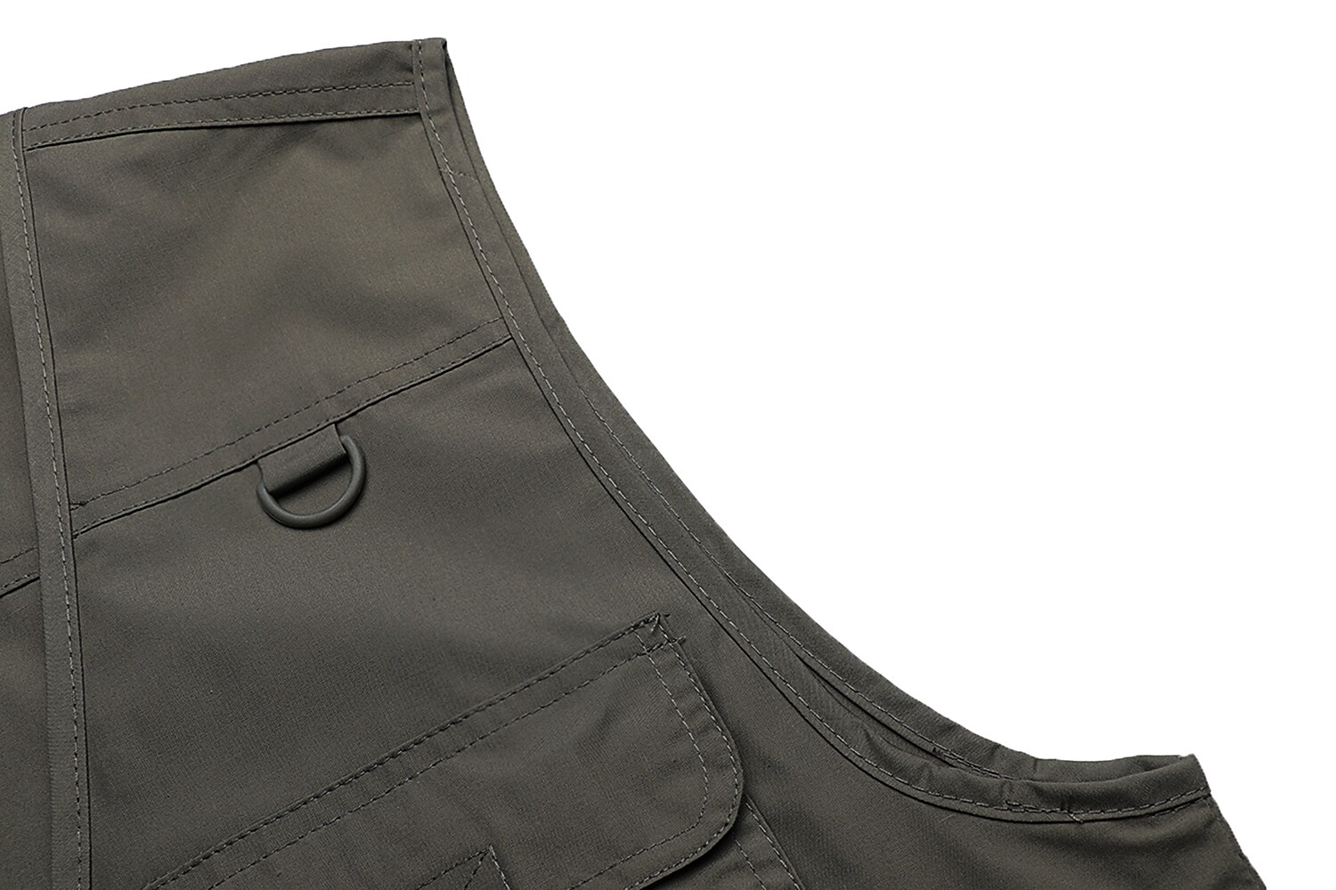 Men's Fishing Hiking Outdoor Camping Hunting multi pocket anti-wind dry lightweight solid color sleeveless vest