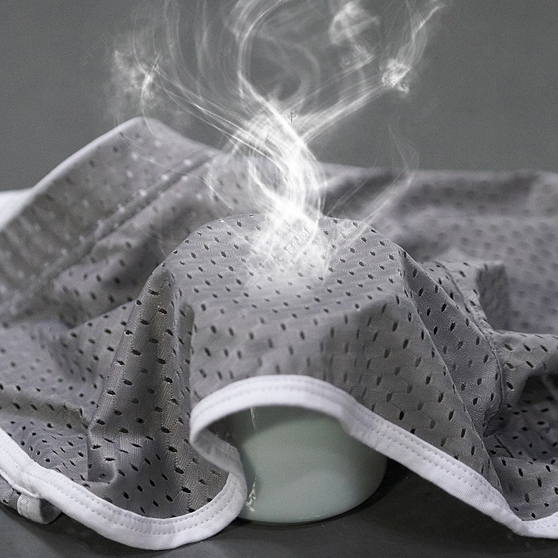 Men's Home Loose Comfortable Breathable Solid Color Boxer Briefs