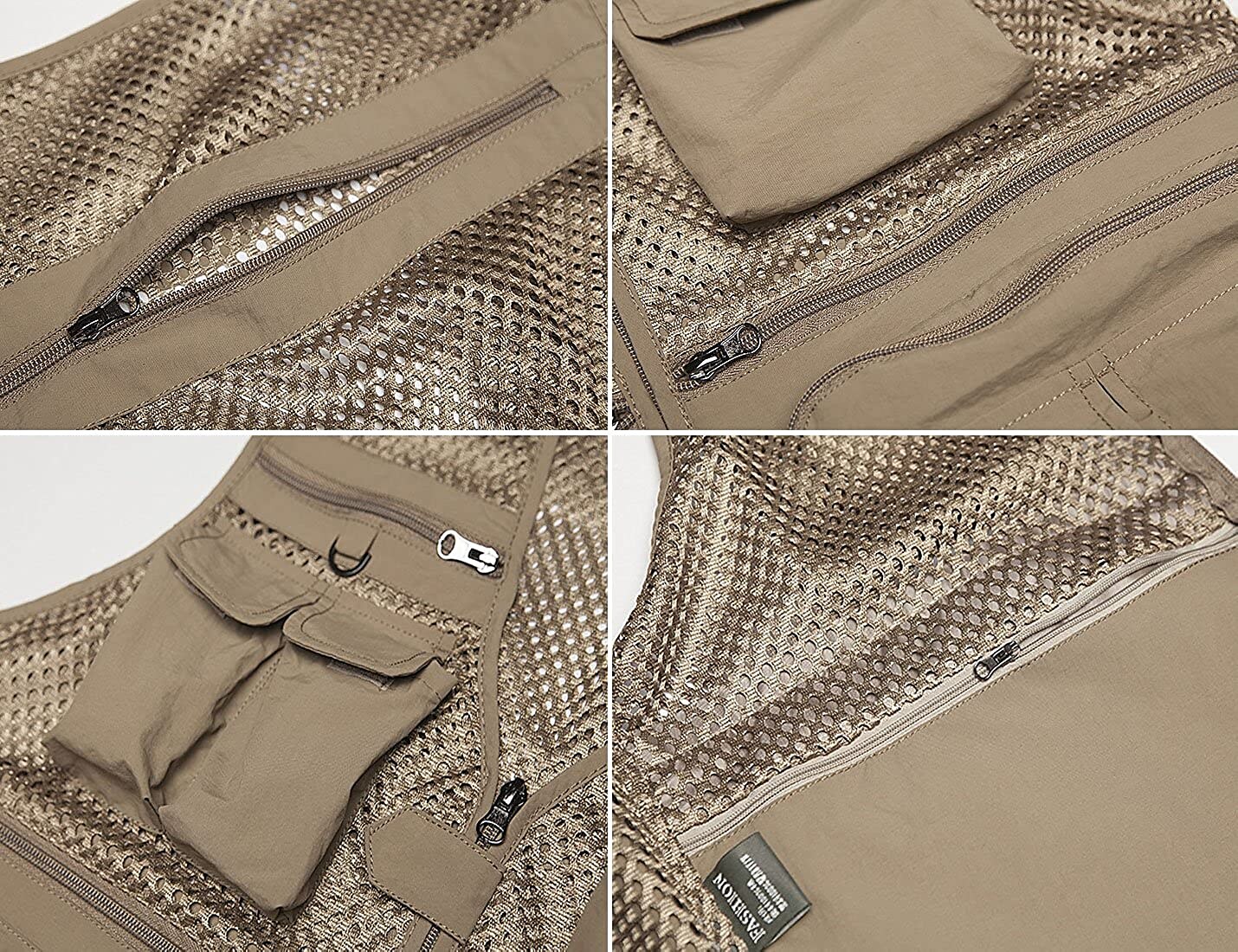 Men's Hunting Hiking Traveling Photograghy Fishing Outdoor Work Lightweight Quick Dry Multi Pockets Vest